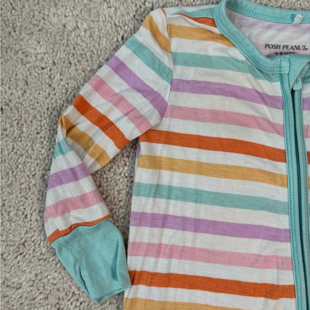 Posh Peanut “Hayden” Convertible One Piece with Matching Bow Headband - Picture 4 of 11